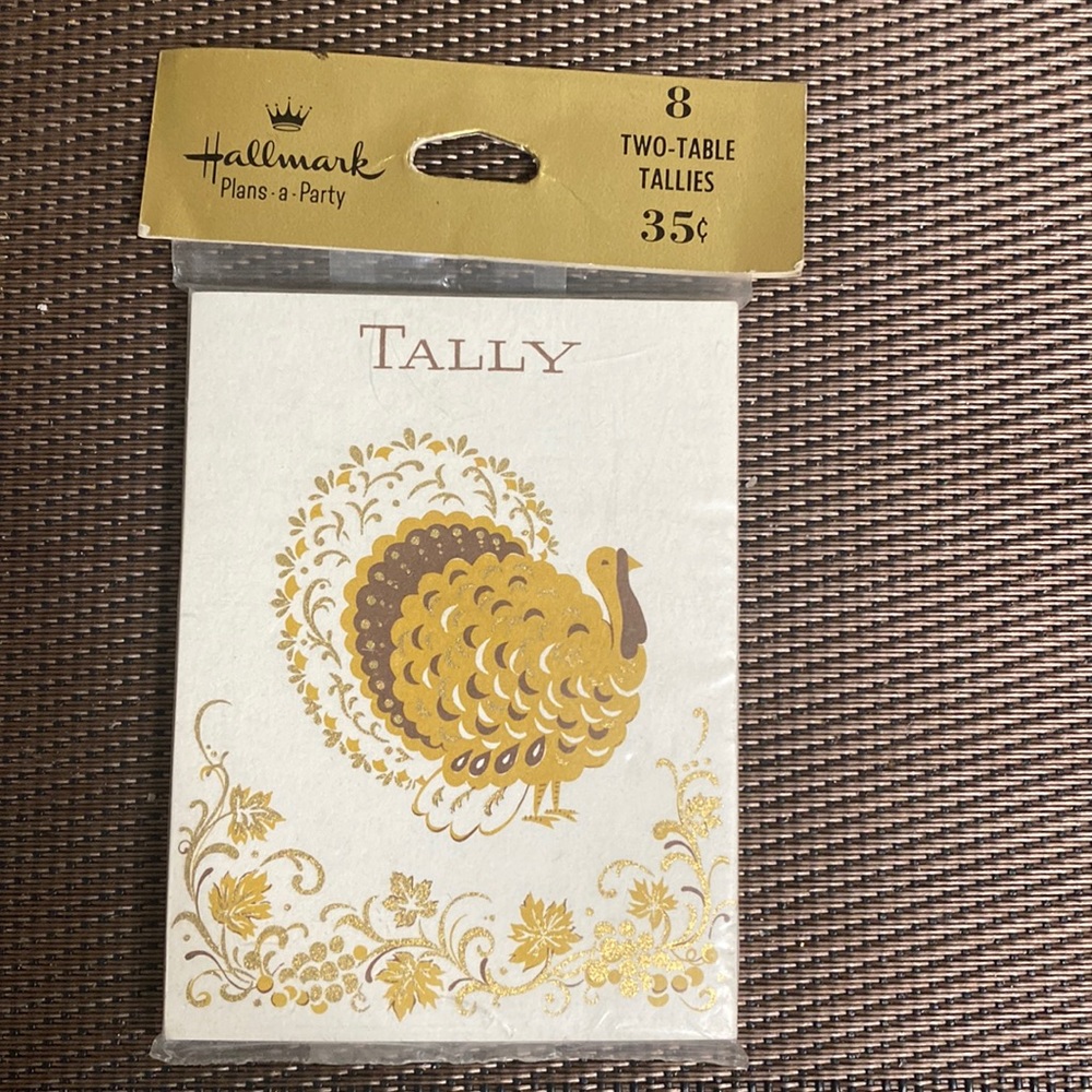 Vintage Hallmark  bridge two table tallies 8 new in package